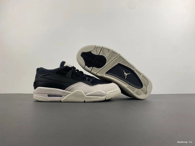 Light Air Jordan  Bone”  4 “Black FQ7939-001 RM 0911
